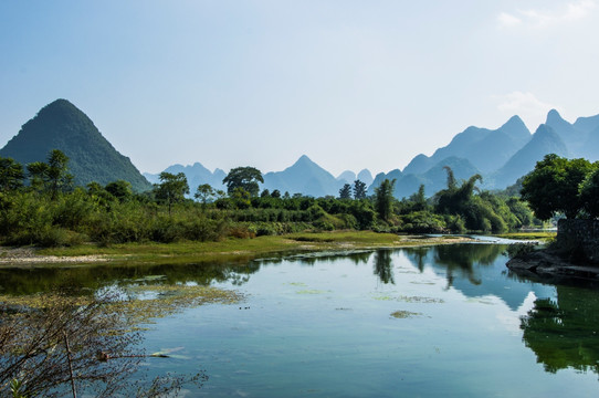 遇龙河风光