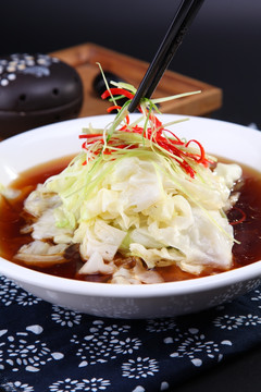 白灼西生菜