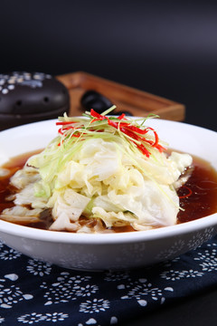 白灼西生菜