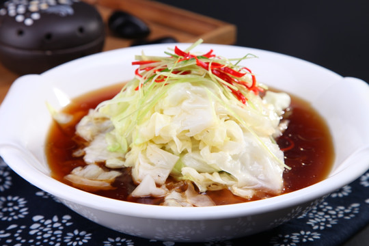 白灼西生菜