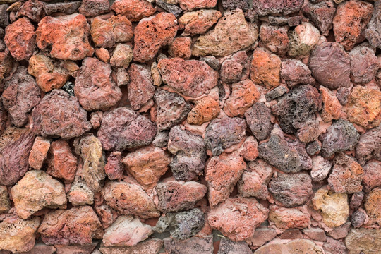 火山石背景墙