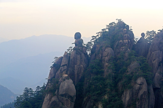 黄山奇石景观