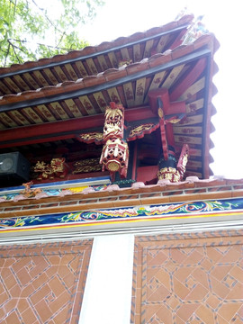 中式建筑雕梁画栋彩绘