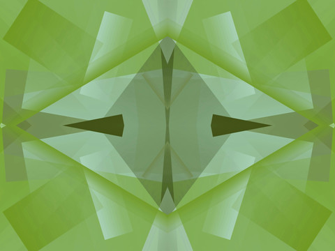 绿色几何抽象拼接面高清矢量背景