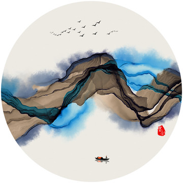 意境水墨画 水墨挂画