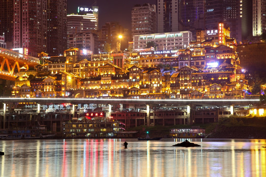 重庆夜景 洪崖洞夜景