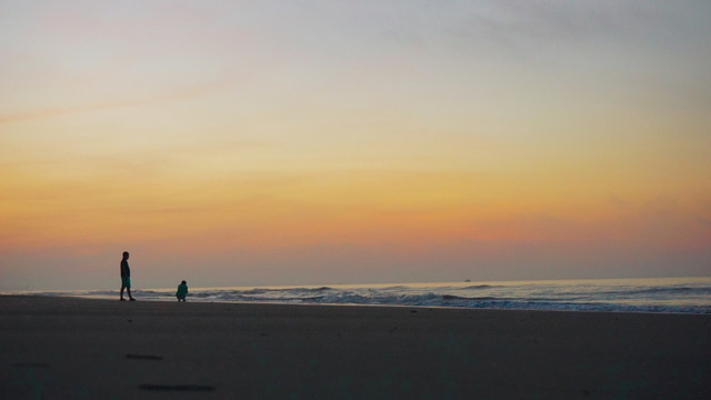 海边的早晨