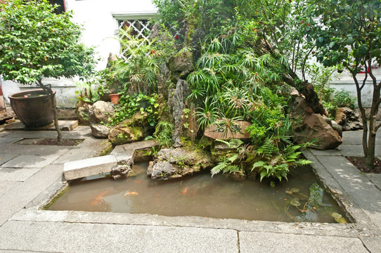 中式花园景观