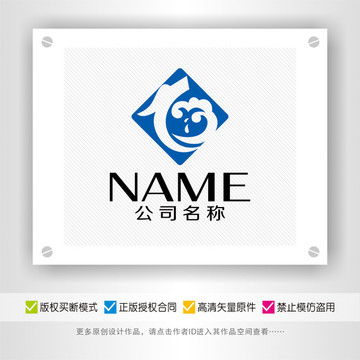 龙腾盛世善善若水方正LOGO