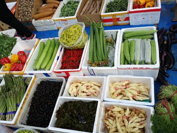 菜市场 蔬菜