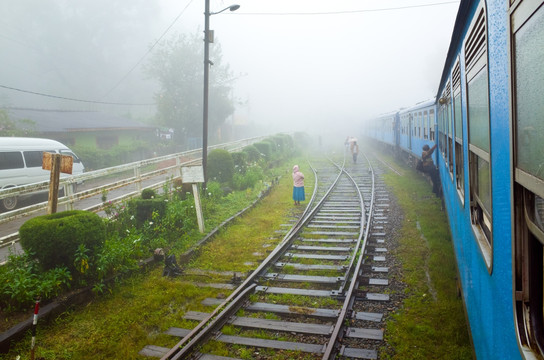斯里兰卡世界最美火车茶园火车
