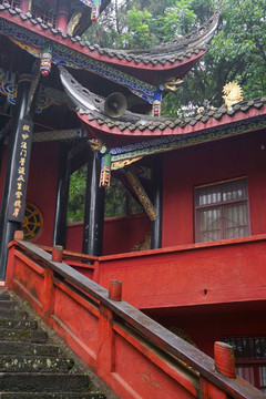 佛教建筑一角 中式建筑