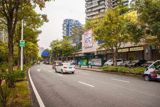 深圳后海中心路街景