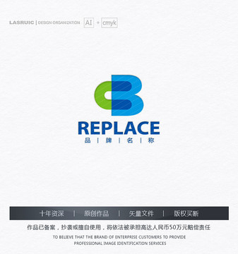 CB字母logo logo设计