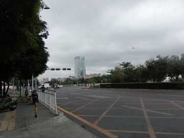 深圳 街头 风景 宝安区 天空