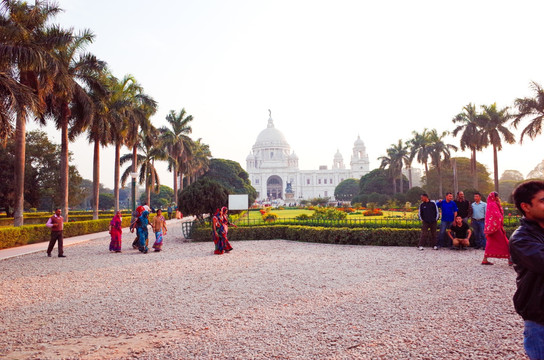 印度加尔各答维多利亚纪念馆