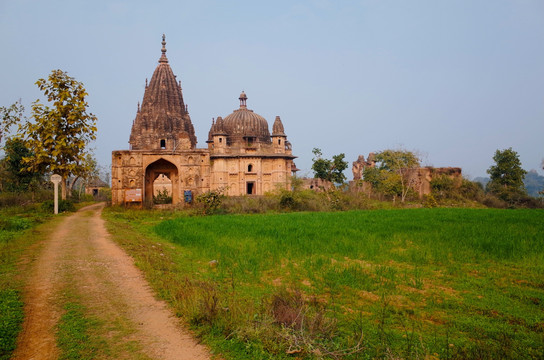 印度奥恰伊斯兰古城堡遗迹