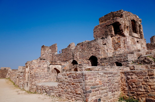 印度海得拉巴戈康达古城堡遗迹