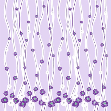 花卉图案素材 床品花型 窗帘花