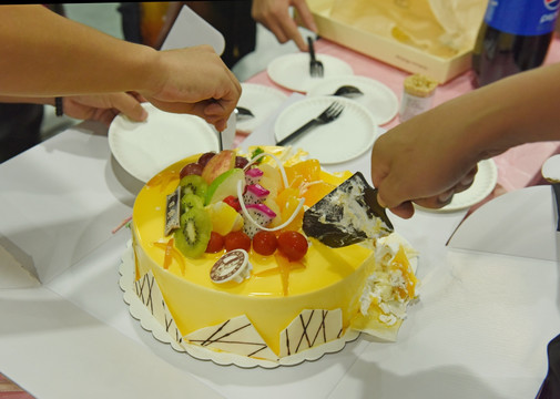 生日蛋糕 水果