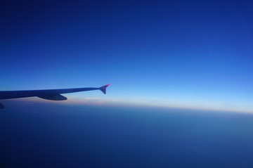 飞机上看云海