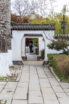 中式庭院 园林门窗
