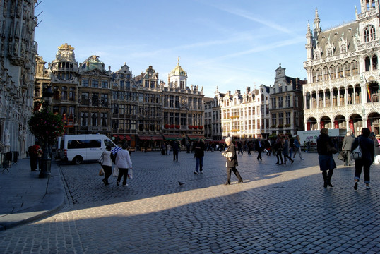 比利时 街景 旅游 城市 风光