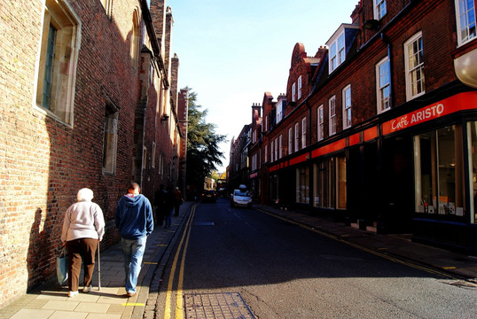 英国 剑桥 大学城 街景 旅游