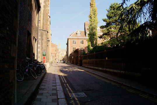 英国 剑桥 大学城 街景 旅游