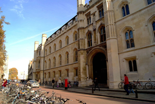英国 剑桥 大学城 街景 旅游