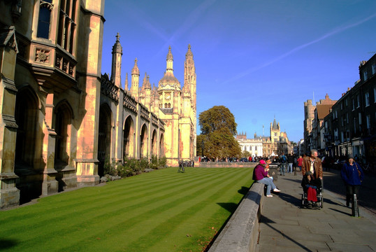 英国 剑桥 大学城 街景 旅游