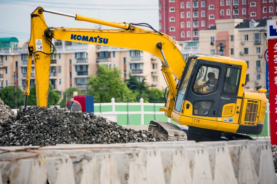 龙阳路地铁站建设