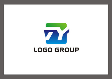 TY字母logo 标志设计