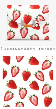 水果图案包包镂空花纹图