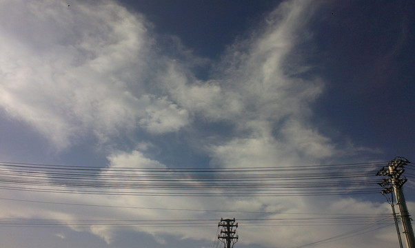 滨州的蓝天