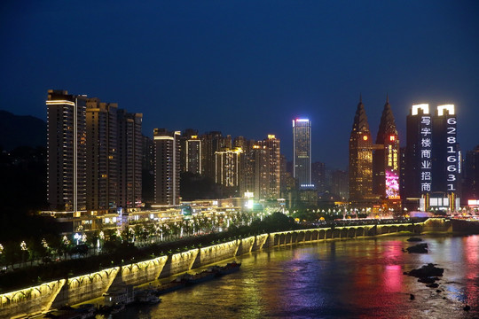 重庆南滨路夜景