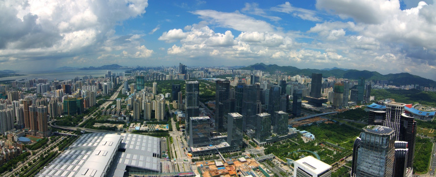 深圳城市风光全景