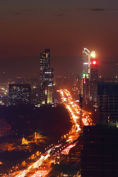深圳城市风光夜景