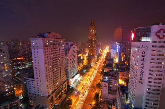 深圳城市风光夜景