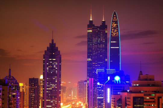 深圳城市风光夜景