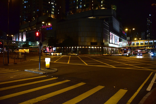 香港街头夜景