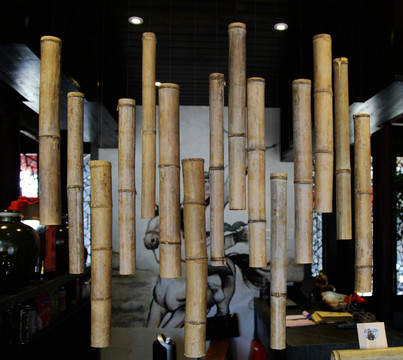 竹子 竹节 门帘 装饰