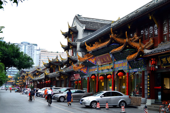 成都琴台路古建筑