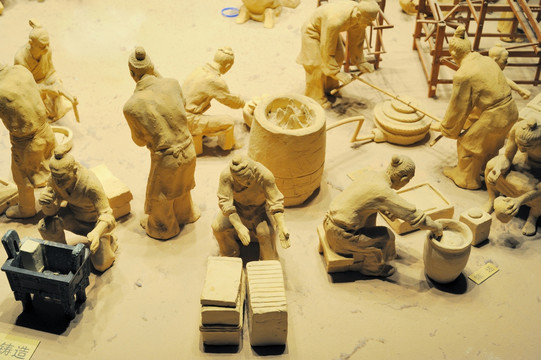 古代手工业雕塑