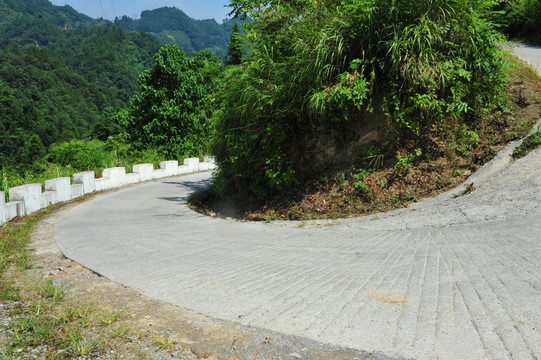 农村道路风景素材