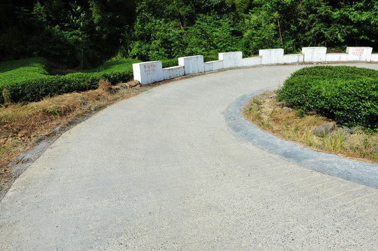 农村道路乡道摄影素材