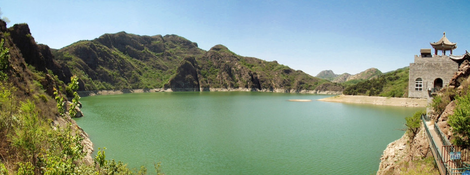 燕塞湖全景