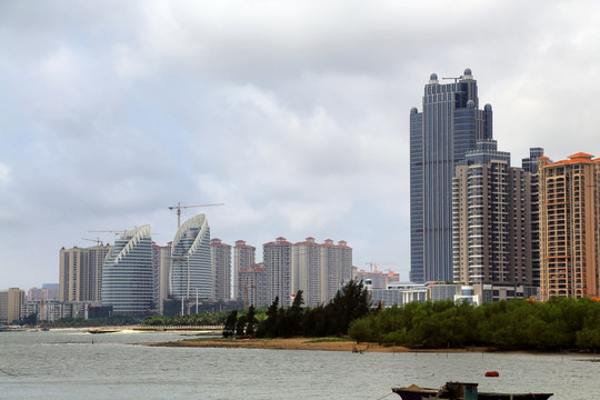 湛江滨海城市风光