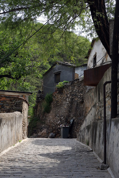 京西古村落水峪村