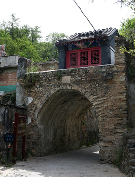 京西古村落水峪村